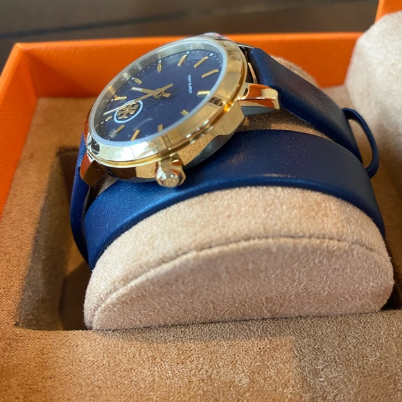 Tory Burch Leather Wrap Watch - Picture 3 of 5